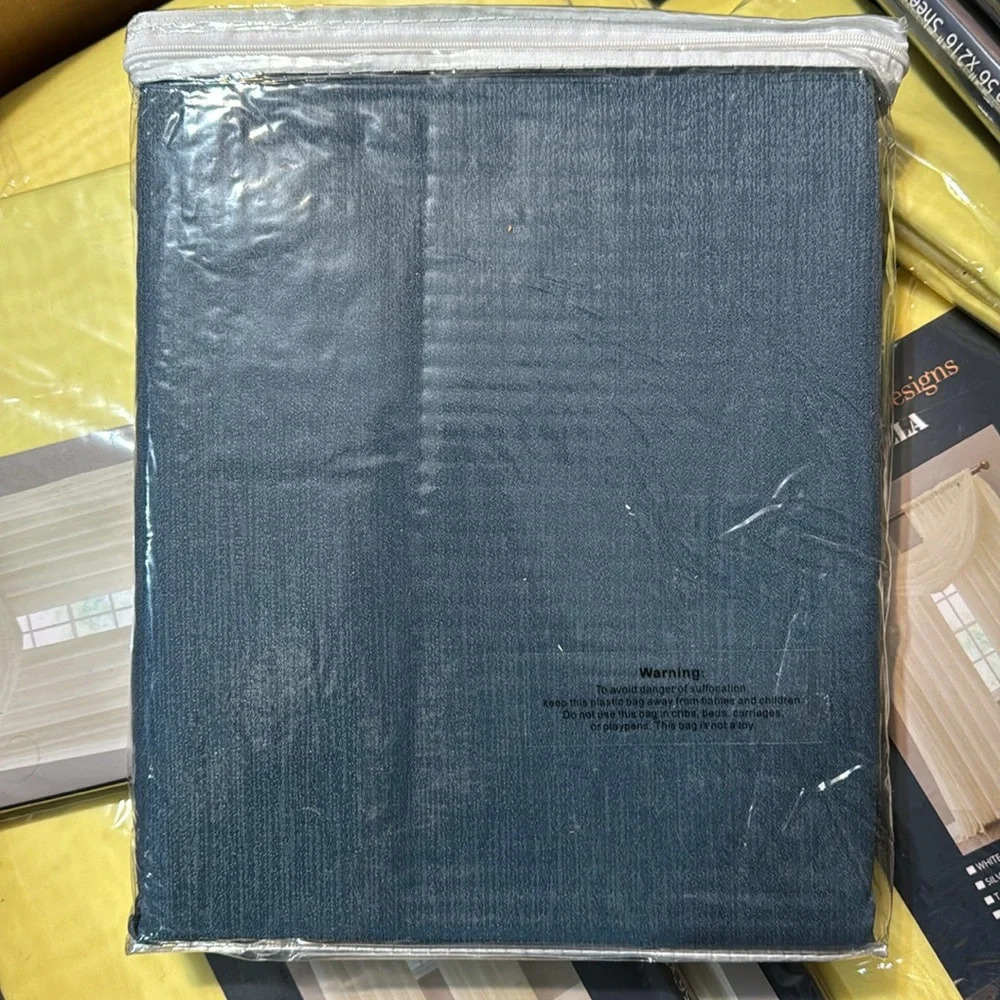 Madison Midnight blue 2 blackout window panels with grommet